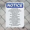 Signmission No Soliciting If You Do Not Have OSHA Notice Sign, Plastic, 7in W x 10in L, 2PK OS-2PACK-NS-P-710-V-14824 - alternate 6